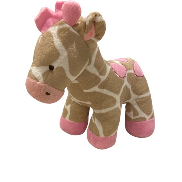 Carter's Other - Carter's Tan & Pink Plush Giraffe Jungle Stuffed Animal